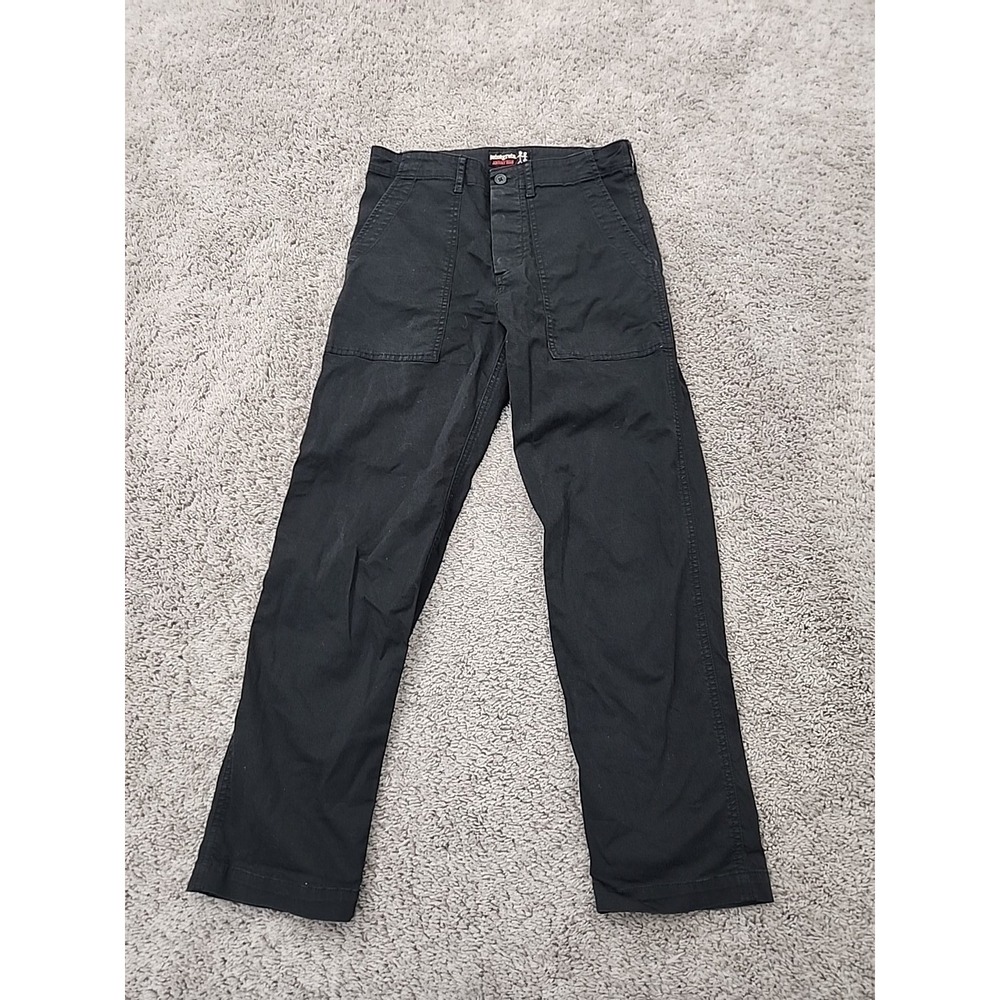 Pete & Greta Johnny Was 0 Black Mid Rise Button Fly Twill Utility Outdoor